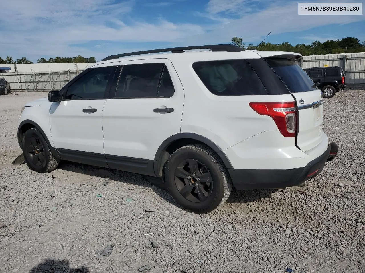 2014 Ford Explorer VIN: 1FM5K7B89EGB40280 Lot: 70326904