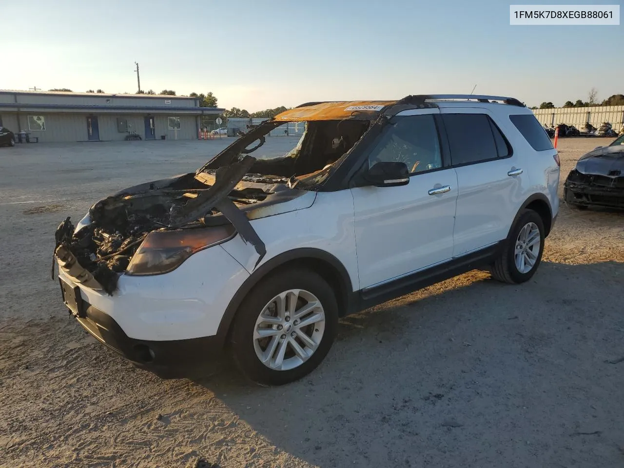 2014 Ford Explorer Xlt VIN: 1FM5K7D8XEGB88061 Lot: 70329584