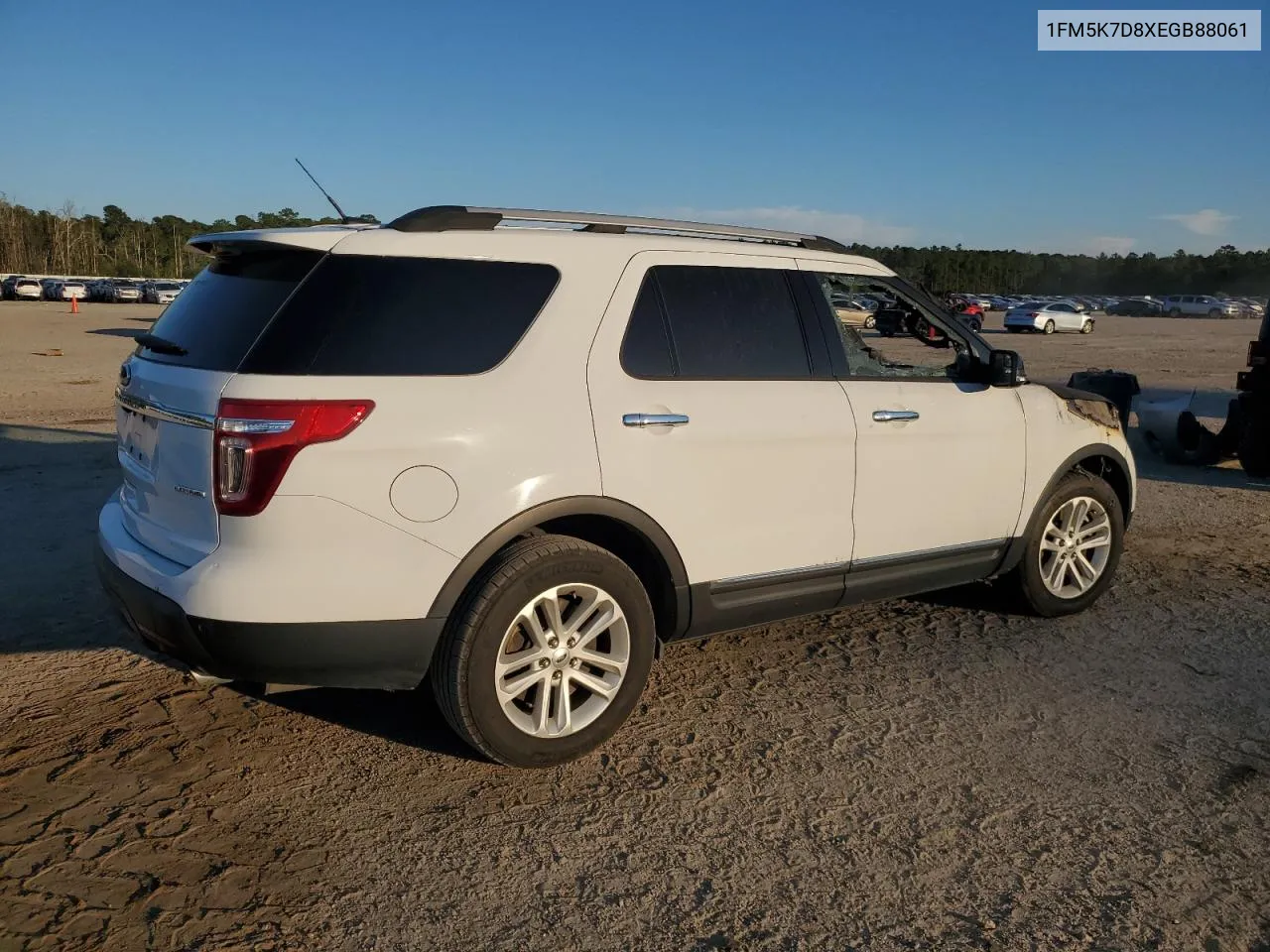 2014 Ford Explorer Xlt VIN: 1FM5K7D8XEGB88061 Lot: 70329584