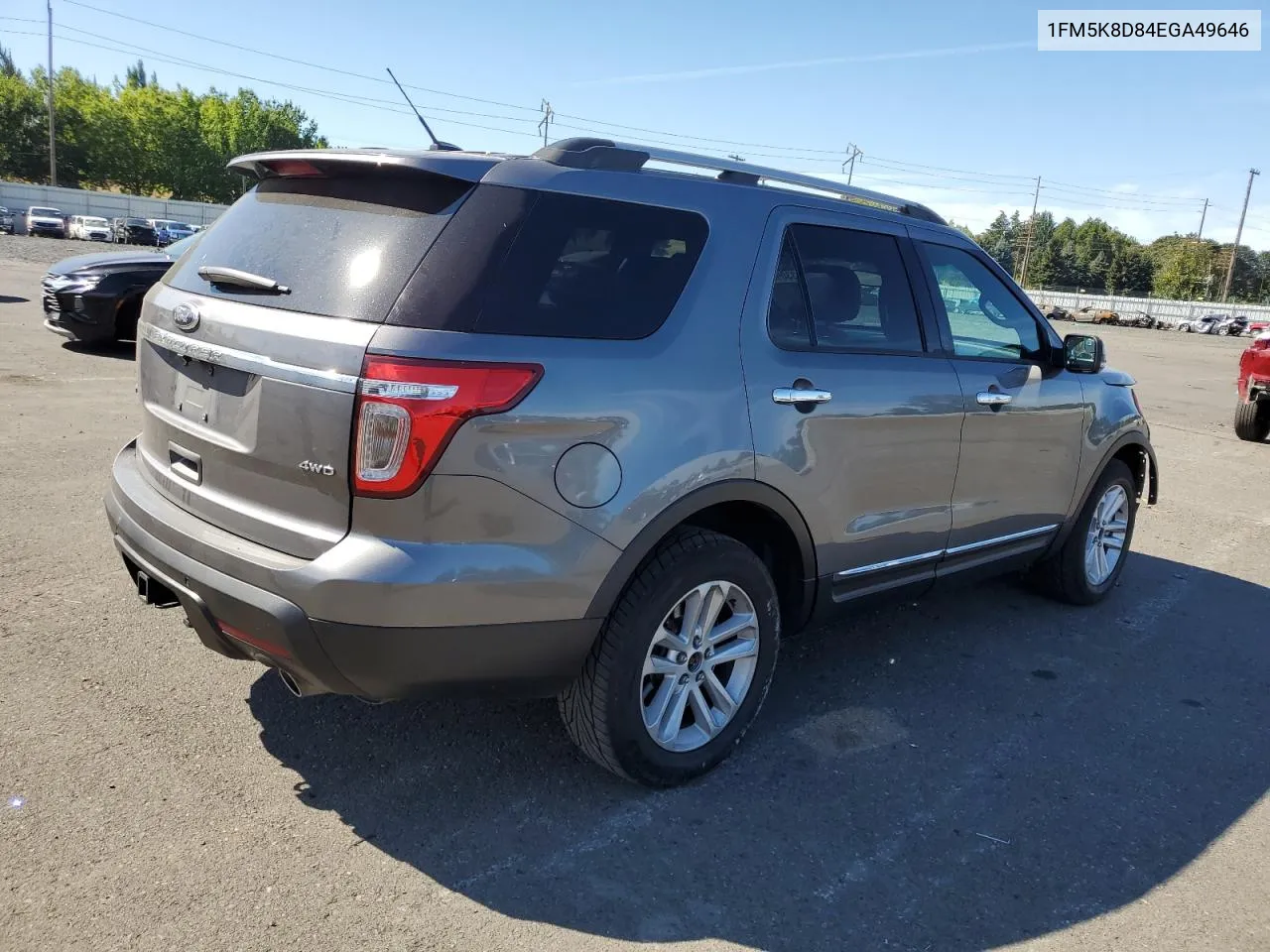 1FM5K8D84EGA49646 2014 Ford Explorer Xlt