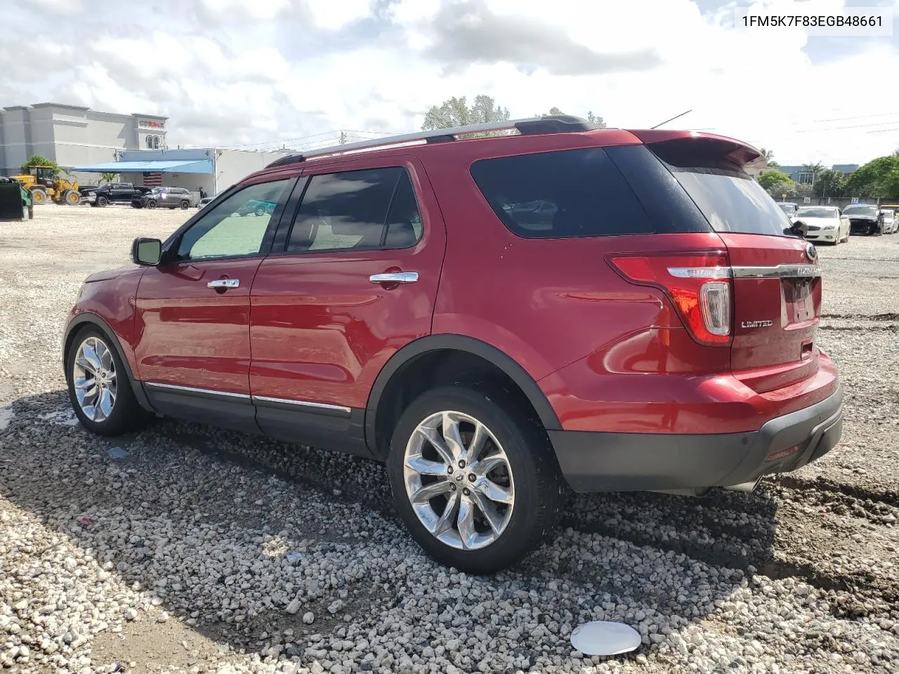 2014 Ford Explorer Limited VIN: 1FM5K7F83EGB48661 Lot: 70365654