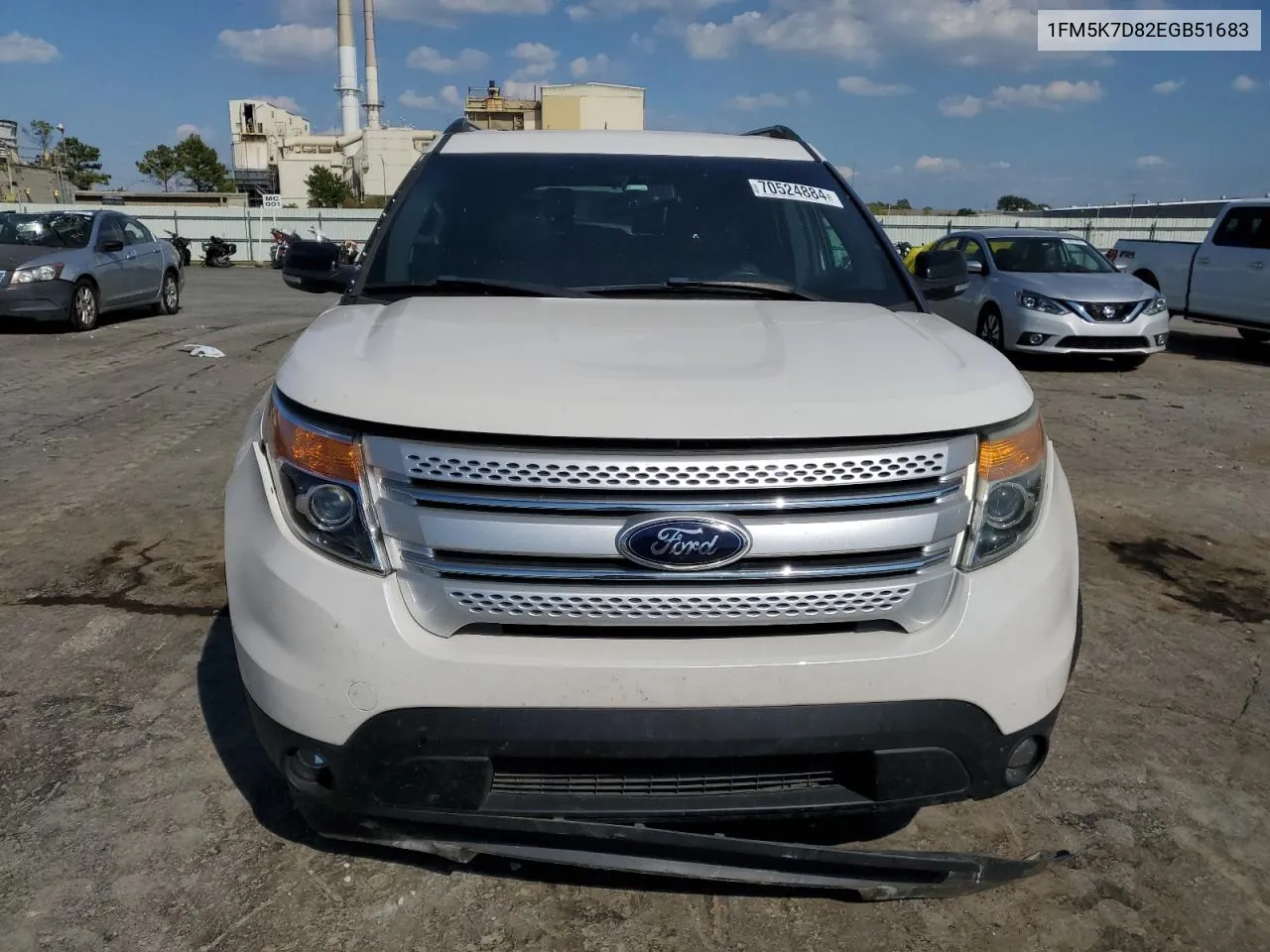 2014 Ford Explorer Xlt VIN: 1FM5K7D82EGB51683 Lot: 70524884