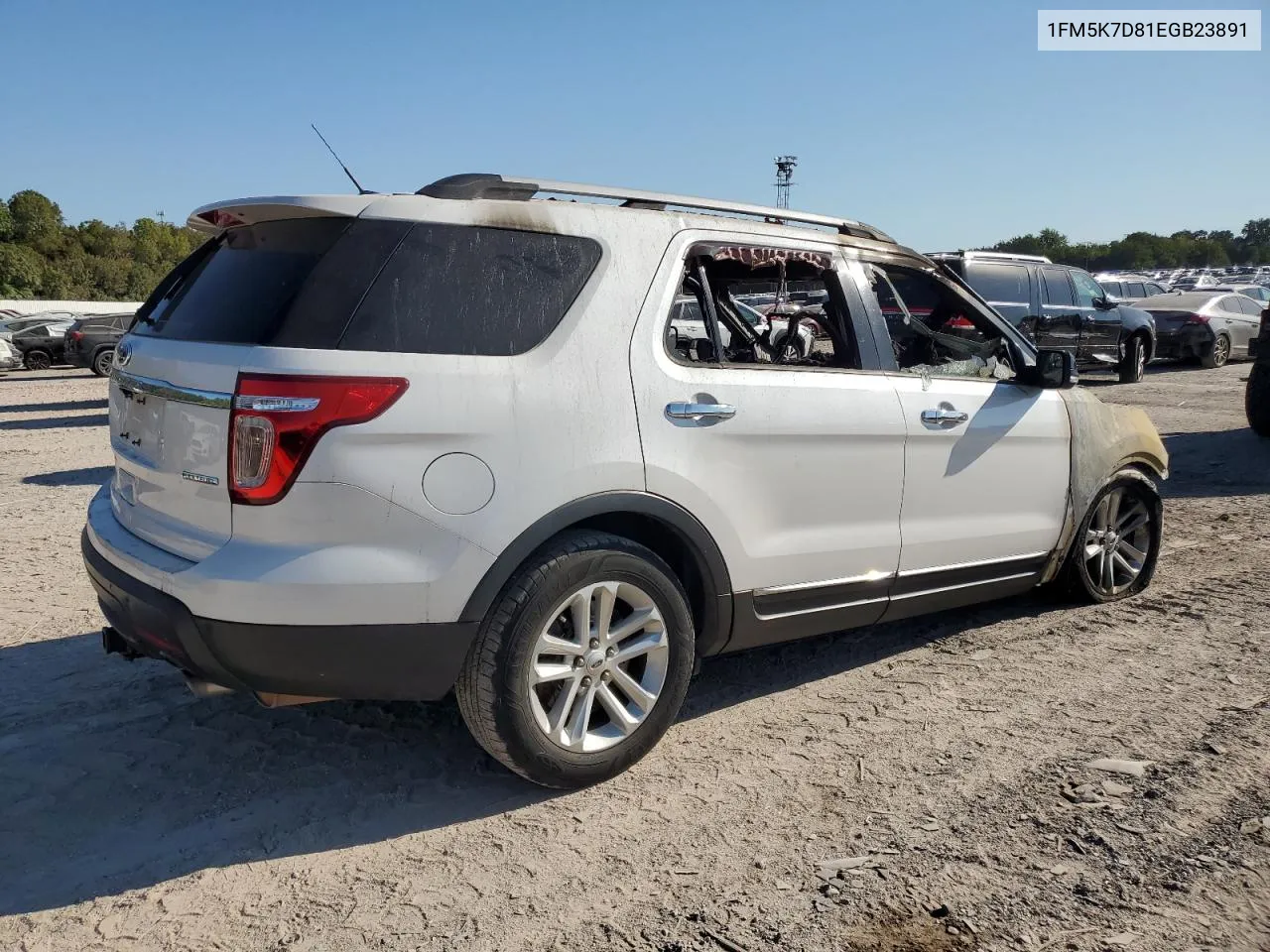 1FM5K7D81EGB23891 2014 Ford Explorer Xlt