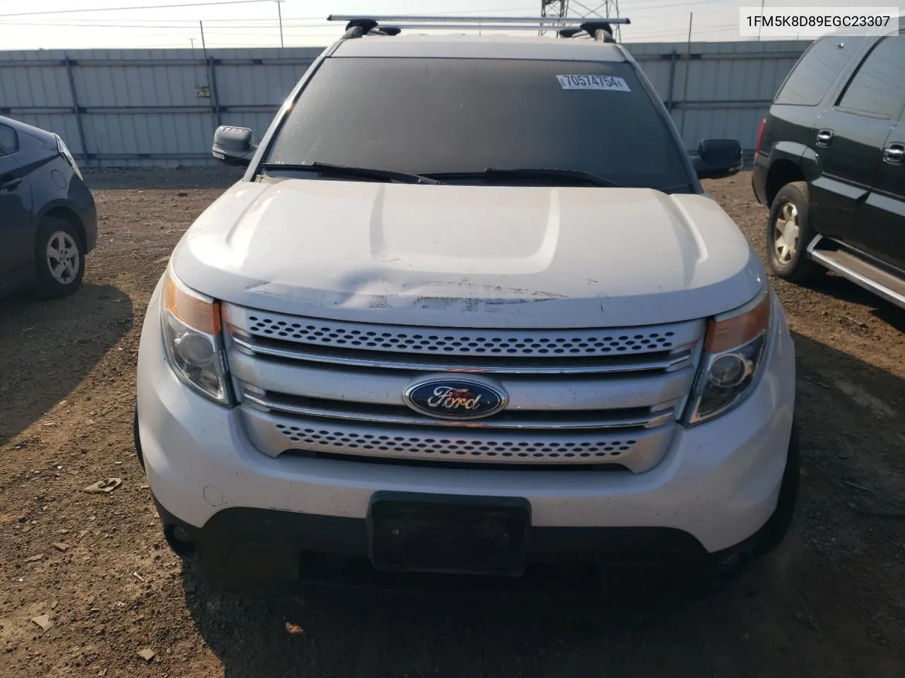 1FM5K8D89EGC23307 2014 Ford Explorer Xlt