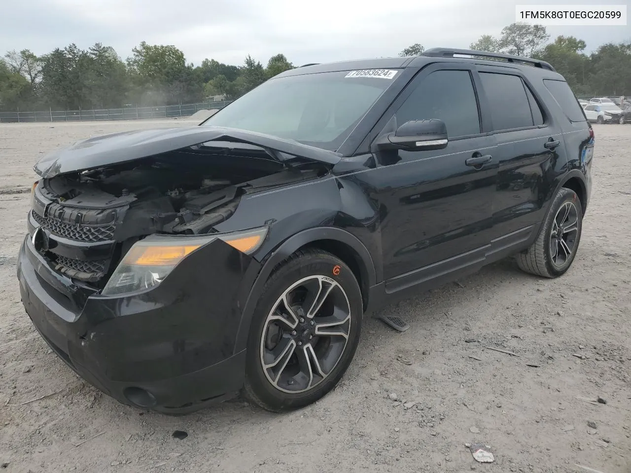 2014 Ford Explorer Sport VIN: 1FM5K8GT0EGC20599 Lot: 70583624