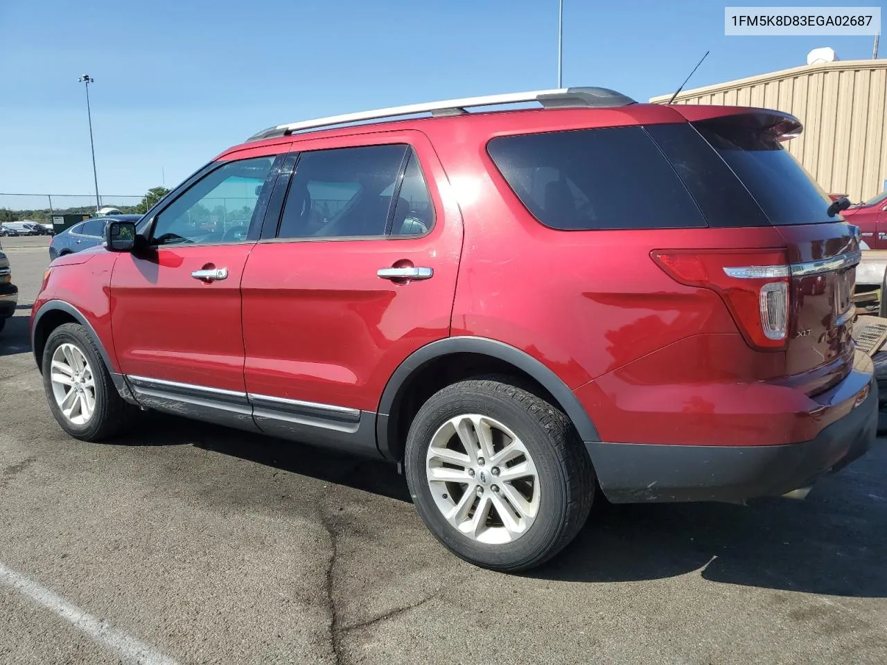 2014 Ford Explorer Xlt VIN: 1FM5K8D83EGA02687 Lot: 70600764