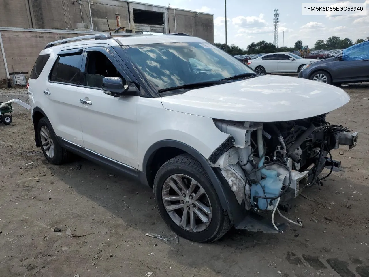 2014 Ford Explorer Xlt VIN: 1FM5K8D85EGC53940 Lot: 70848244