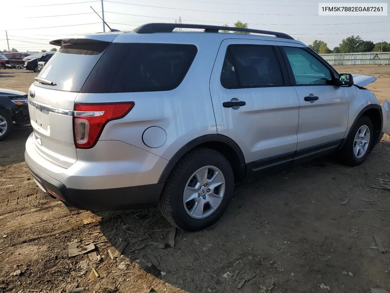 2014 Ford Explorer VIN: 1FM5K7B82EGA87261 Lot: 71053544