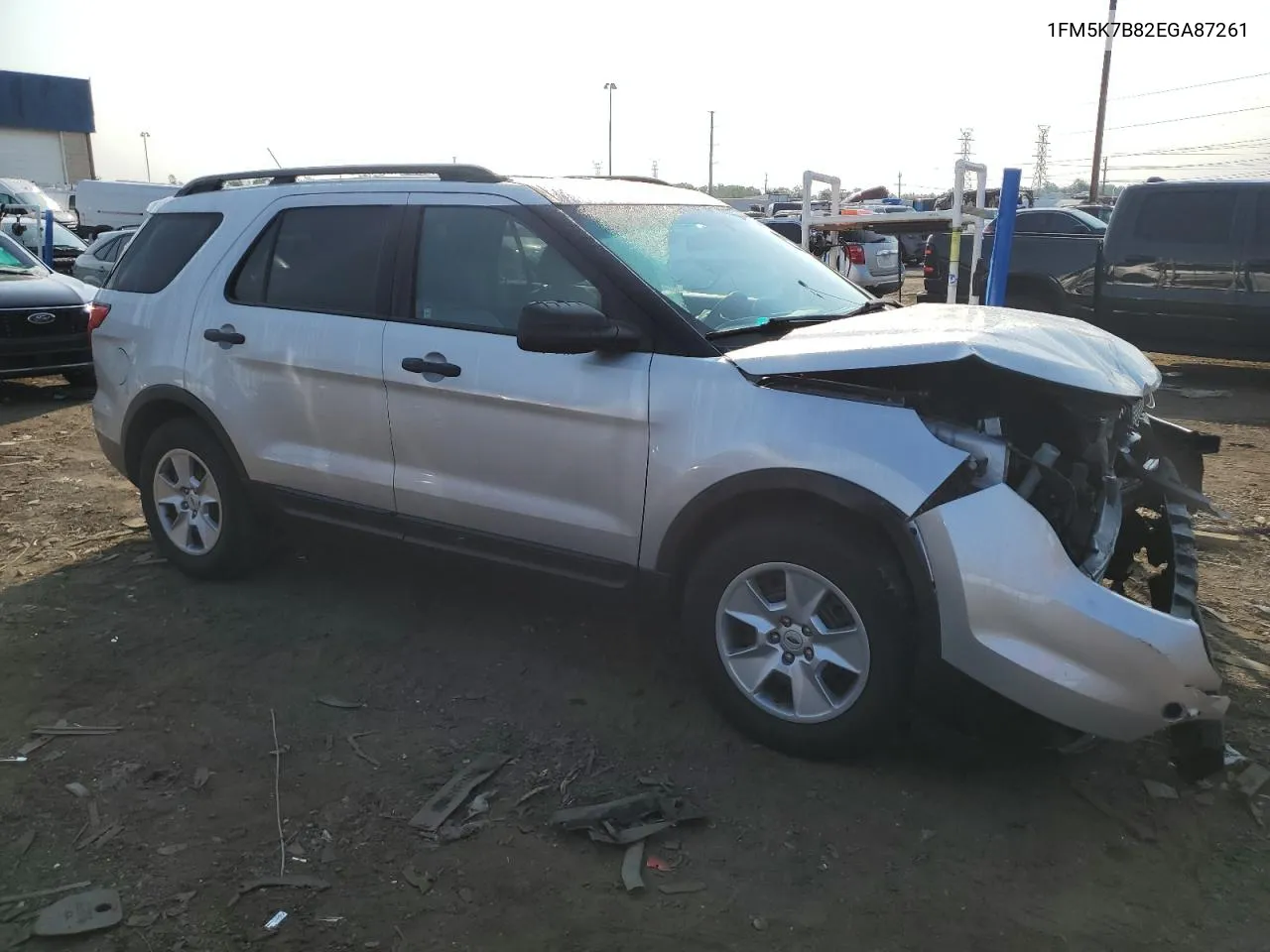 2014 Ford Explorer VIN: 1FM5K7B82EGA87261 Lot: 71053544