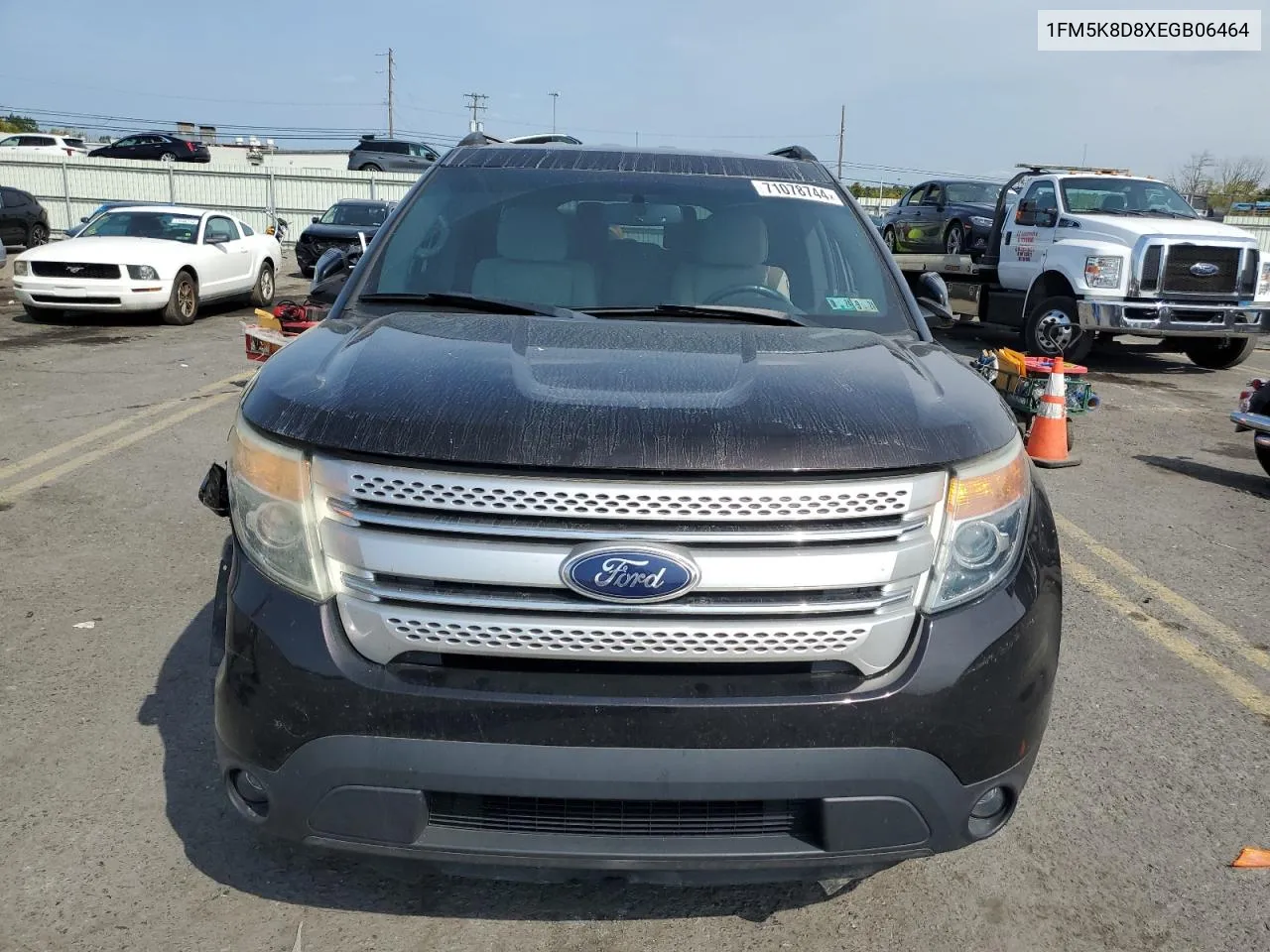 2014 Ford Explorer Xlt VIN: 1FM5K8D8XEGB06464 Lot: 71078744