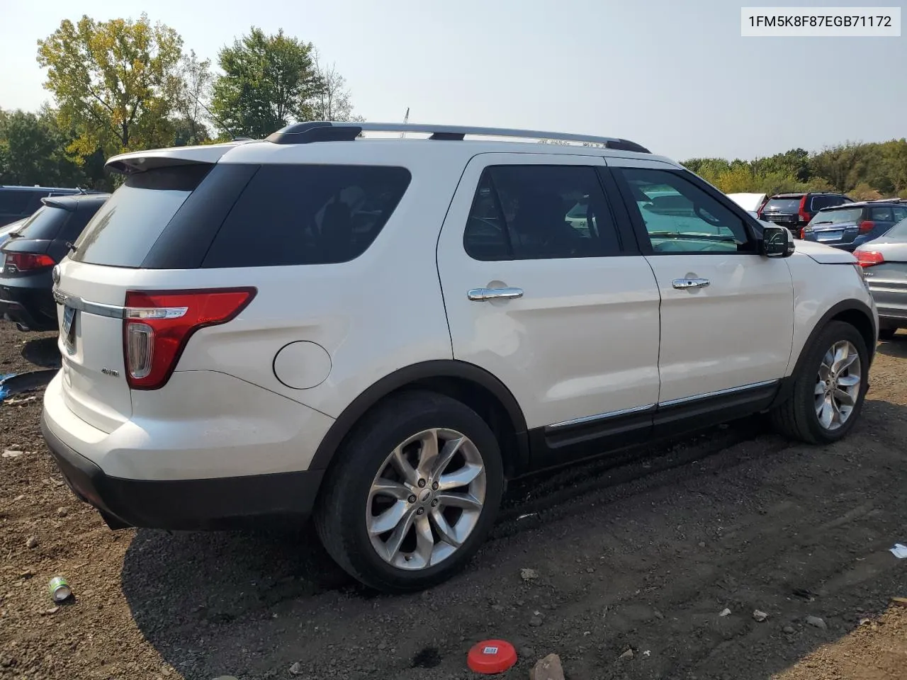 2014 Ford Explorer Limited VIN: 1FM5K8F87EGB71172 Lot: 71373974