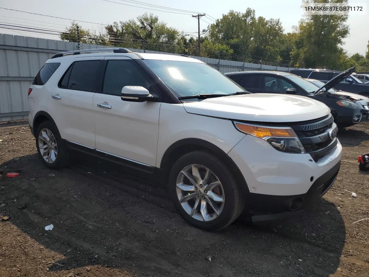 2014 Ford Explorer Limited VIN: 1FM5K8F87EGB71172 Lot: 71373974