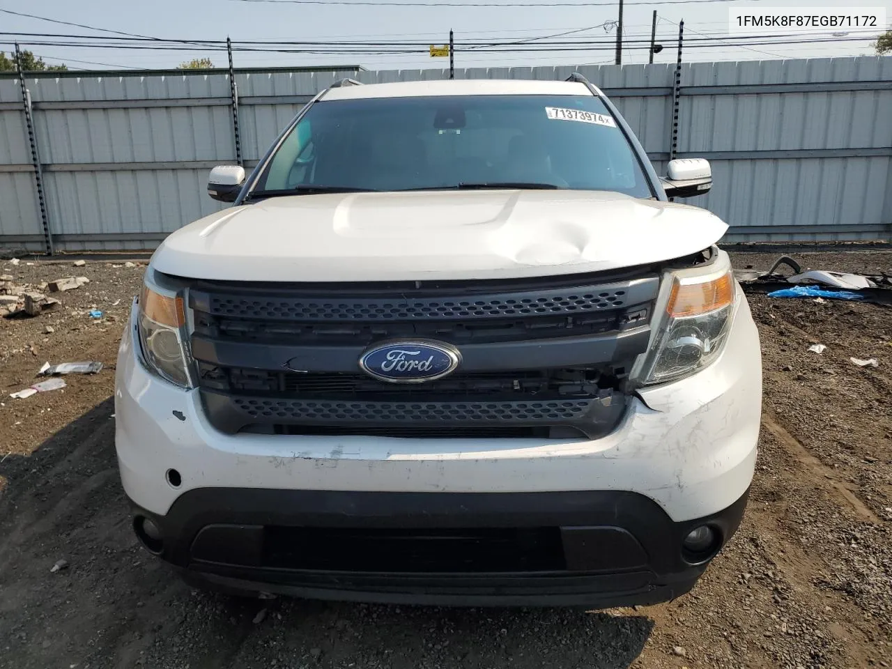 2014 Ford Explorer Limited VIN: 1FM5K8F87EGB71172 Lot: 71373974