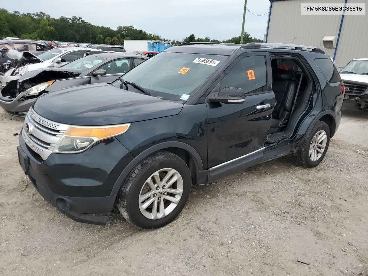 1FM5K8D85EGC36815 2014 Ford Explorer Xlt