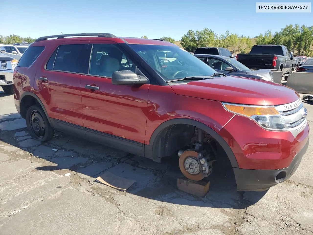 2014 Ford Explorer VIN: 1FM5K8B85EGA97577 Lot: 71648574