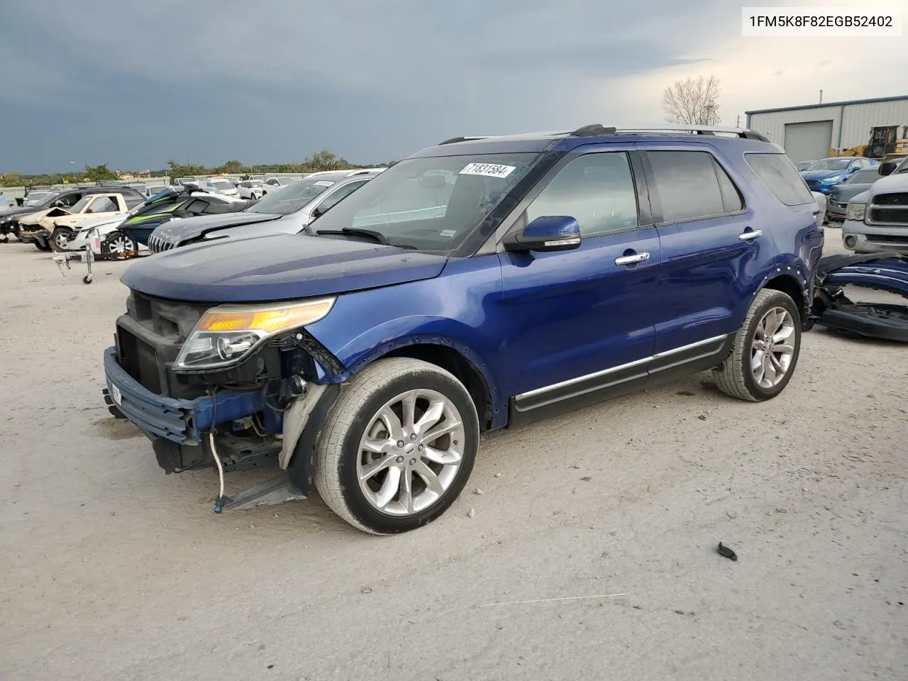 2014 Ford Explorer Limited VIN: 1FM5K8F82EGB52402 Lot: 71831584