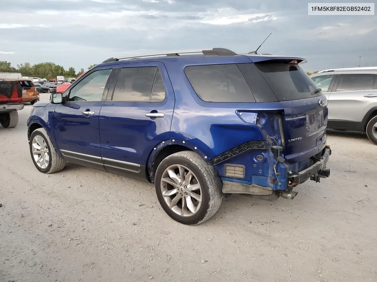 2014 Ford Explorer Limited VIN: 1FM5K8F82EGB52402 Lot: 71831584