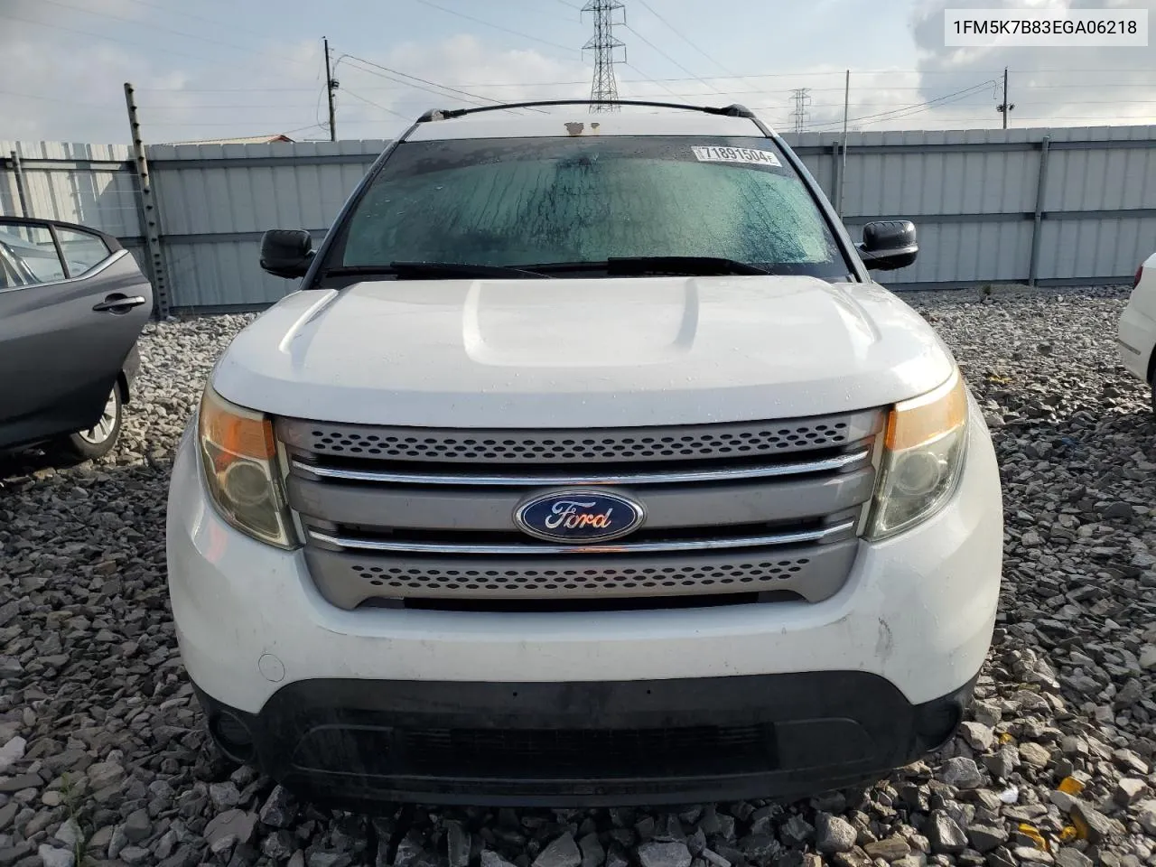 2014 Ford Explorer VIN: 1FM5K7B83EGA06218 Lot: 71891504