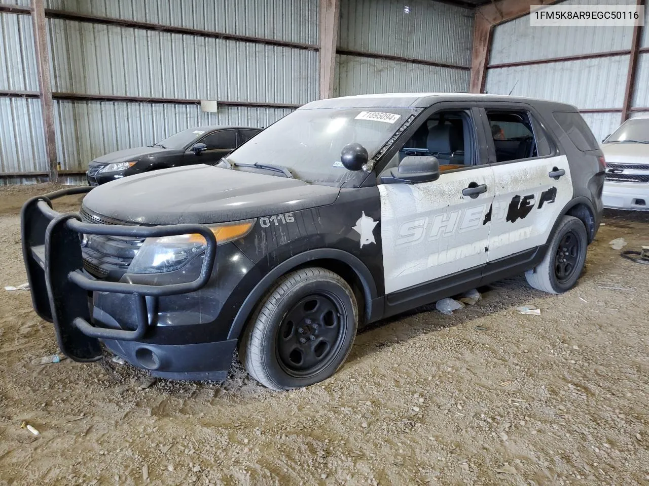 2014 Ford Explorer Police Interceptor VIN: 1FM5K8AR9EGC50116 Lot: 71895094