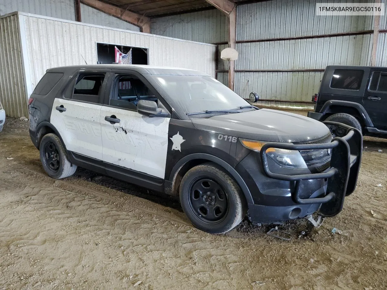 2014 Ford Explorer Police Interceptor VIN: 1FM5K8AR9EGC50116 Lot: 71895094