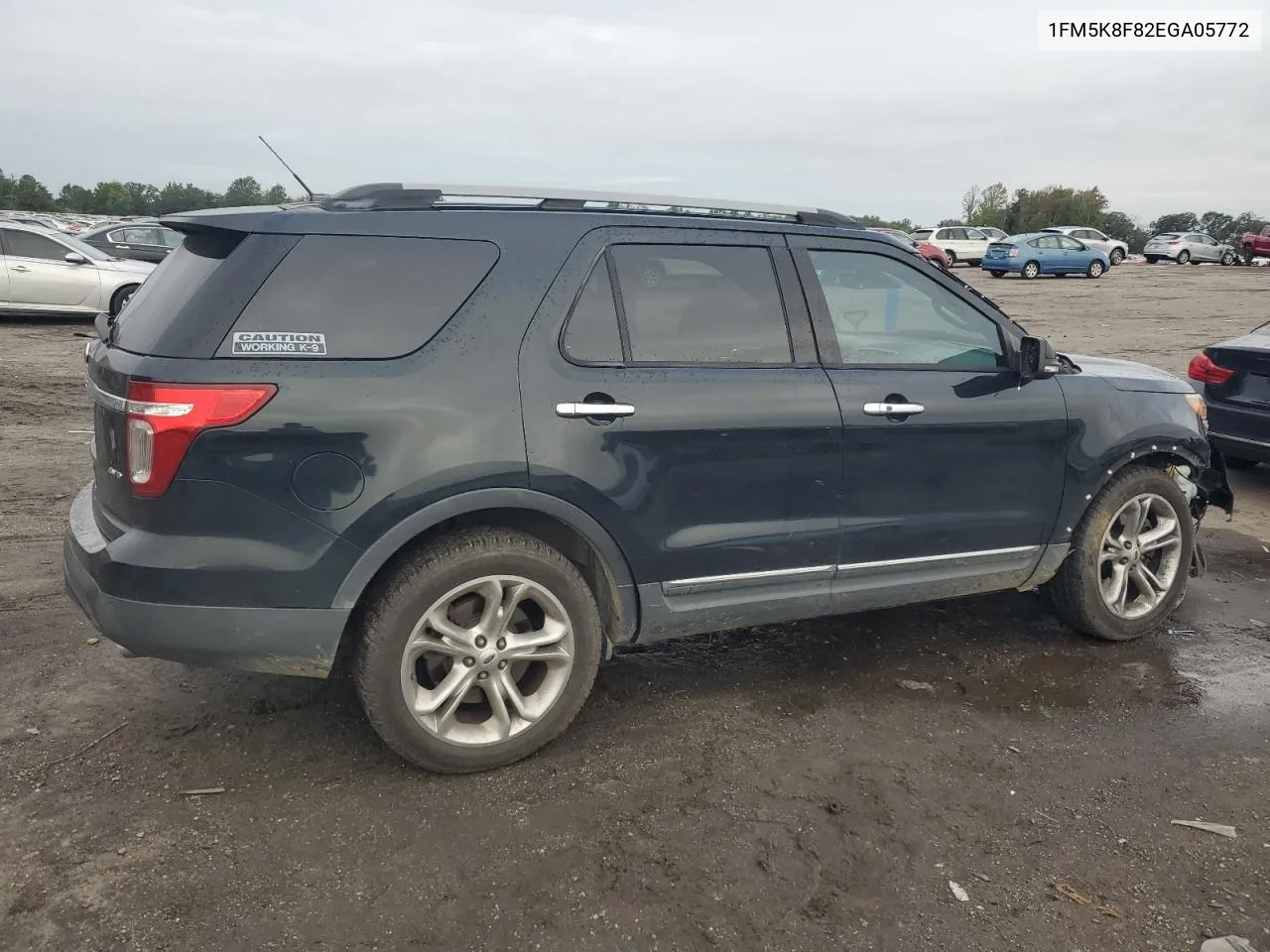 2014 Ford Explorer Limited VIN: 1FM5K8F82EGA05772 Lot: 72077054