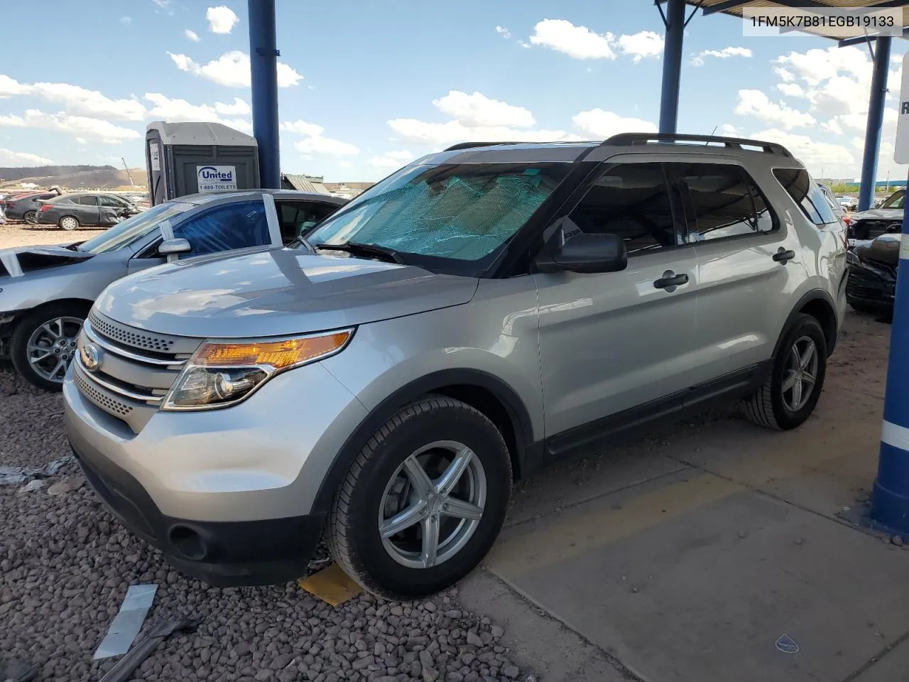 2014 Ford Explorer VIN: 1FM5K7B81EGB19133 Lot: 72211054