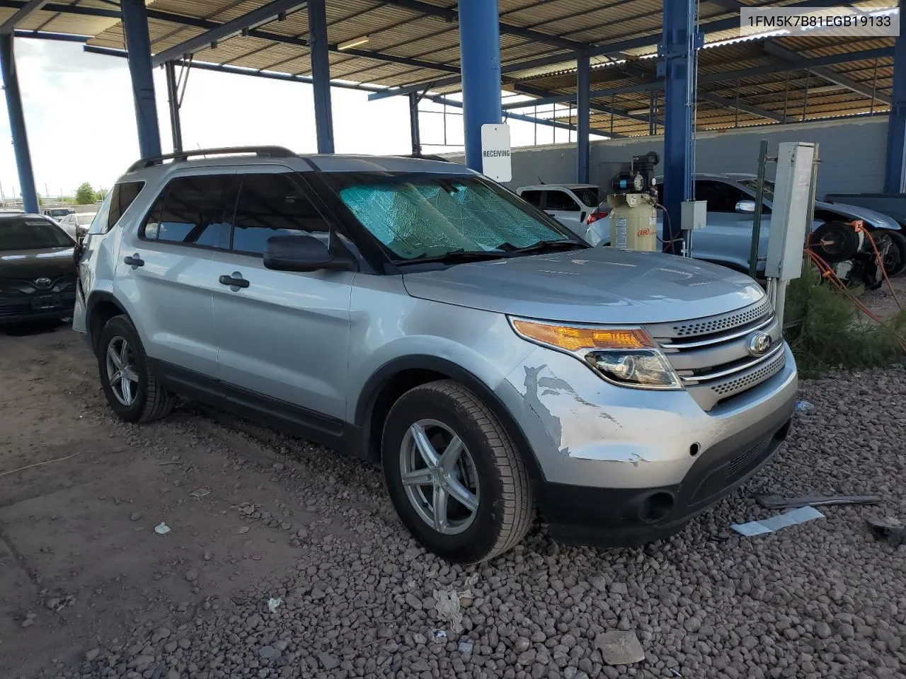 2014 Ford Explorer VIN: 1FM5K7B81EGB19133 Lot: 72211054