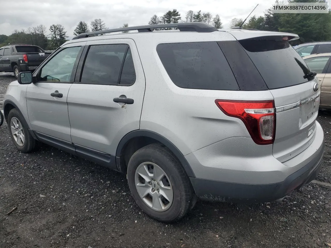 2014 Ford Explorer VIN: 1FM5K8B87EGC14396 Lot: 72881984