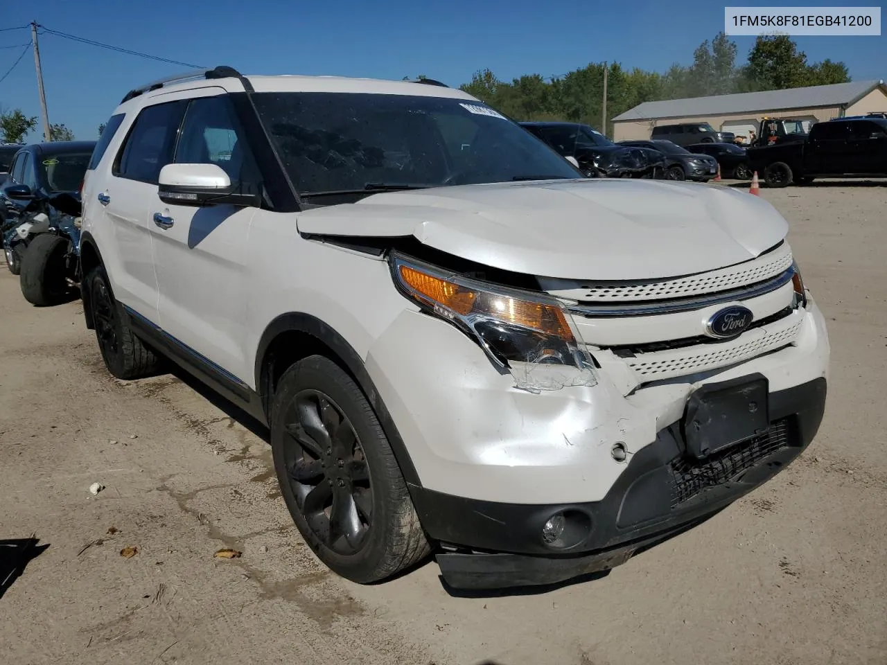 2014 Ford Explorer Limited VIN: 1FM5K8F81EGB41200 Lot: 72987384