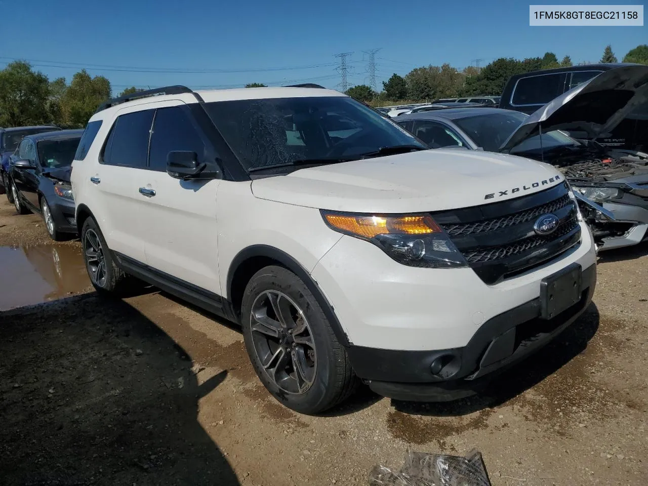 2014 Ford Explorer Sport VIN: 1FM5K8GT8EGC21158 Lot: 73050504