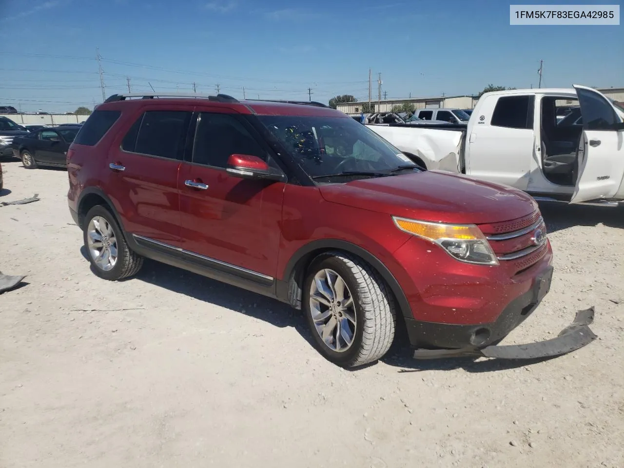 2014 Ford Explorer Limited VIN: 1FM5K7F83EGA42985 Lot: 73297914