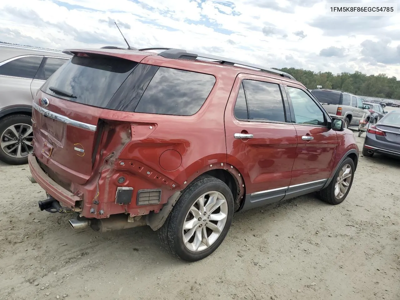 2014 Ford Explorer Limited VIN: 1FM5K8F86EGC54785 Lot: 73316334