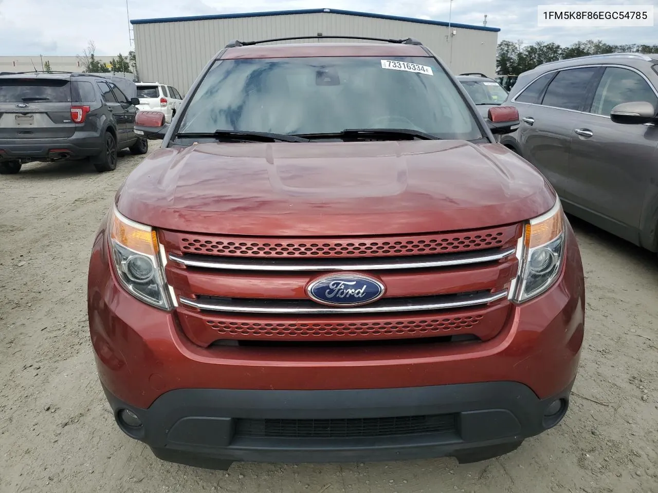 2014 Ford Explorer Limited VIN: 1FM5K8F86EGC54785 Lot: 73316334