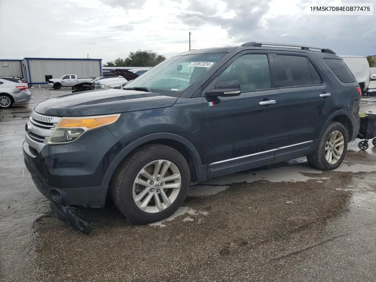 2014 Ford Explorer Xlt VIN: 1FM5K7D84EGB77475 Lot: 73367324