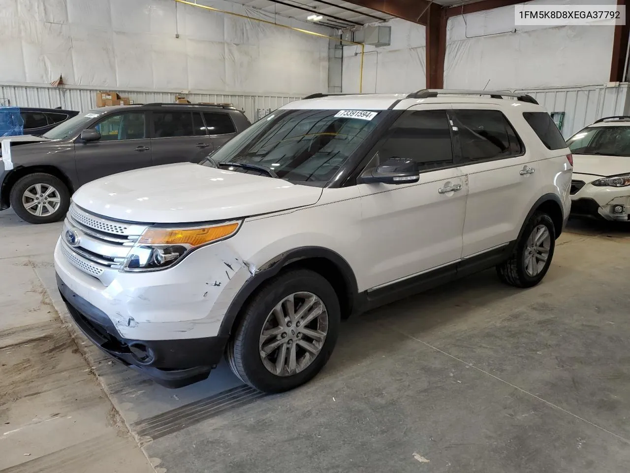 2014 Ford Explorer Xlt VIN: 1FM5K8D8XEGA37792 Lot: 73391594