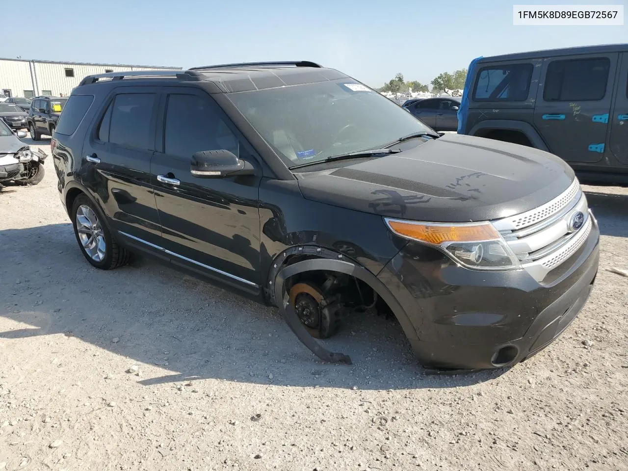 2014 Ford Explorer Xlt VIN: 1FM5K8D89EGB72567 Lot: 73778984