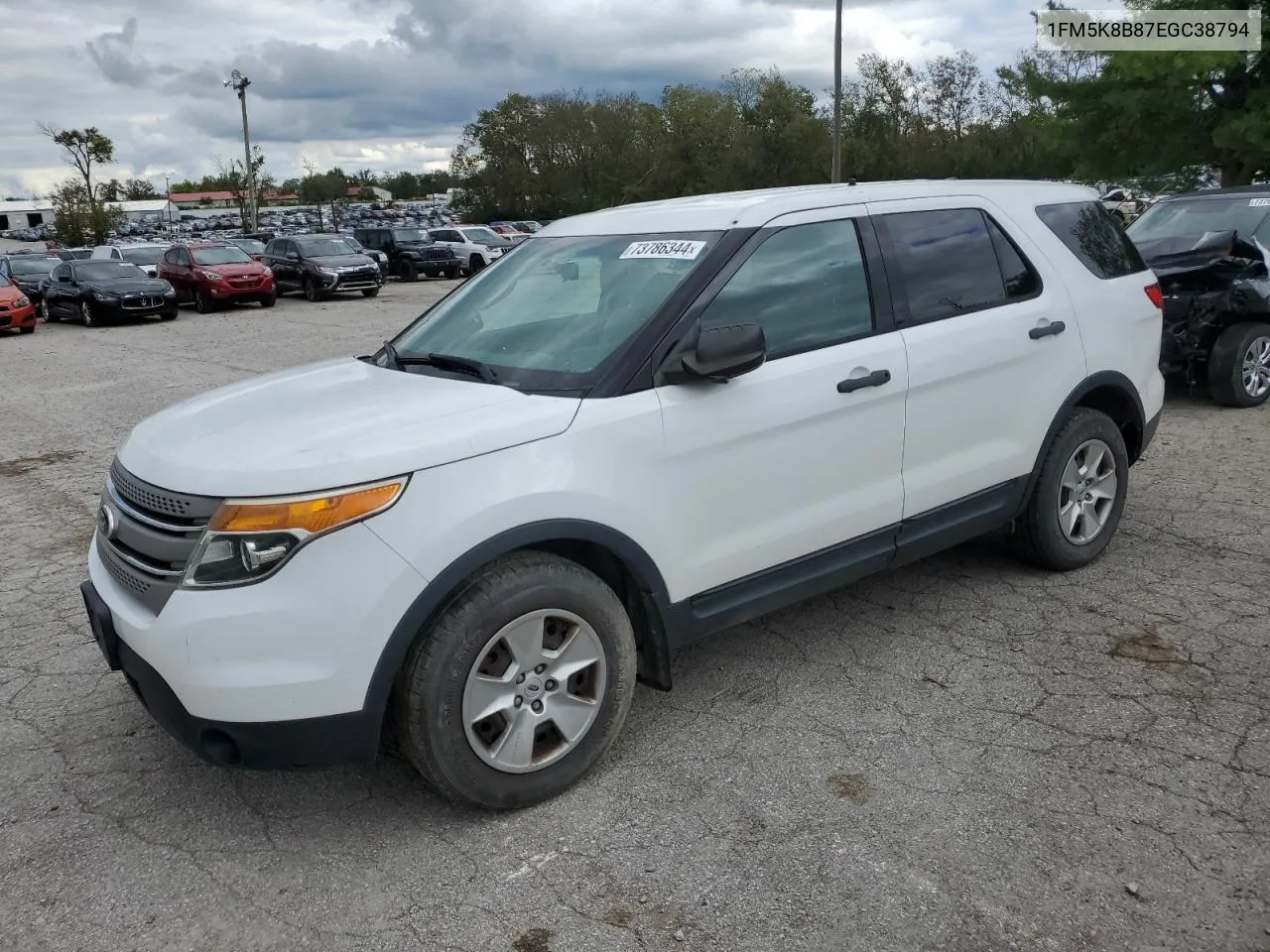 2014 Ford Explorer VIN: 1FM5K8B87EGC38794 Lot: 73786344