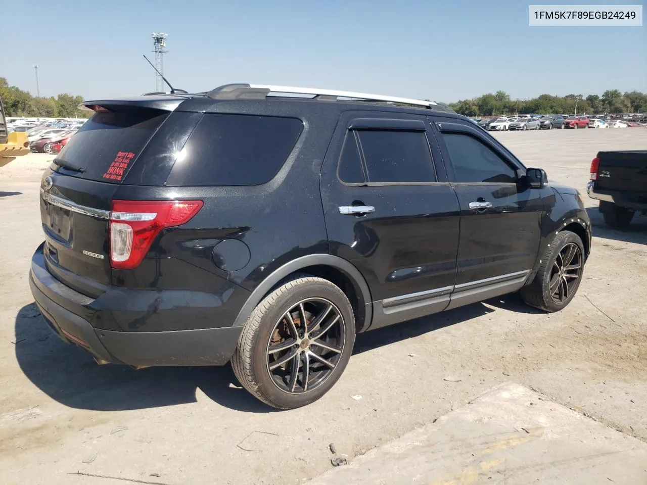 2014 Ford Explorer Limited VIN: 1FM5K7F89EGB24249 Lot: 73802914