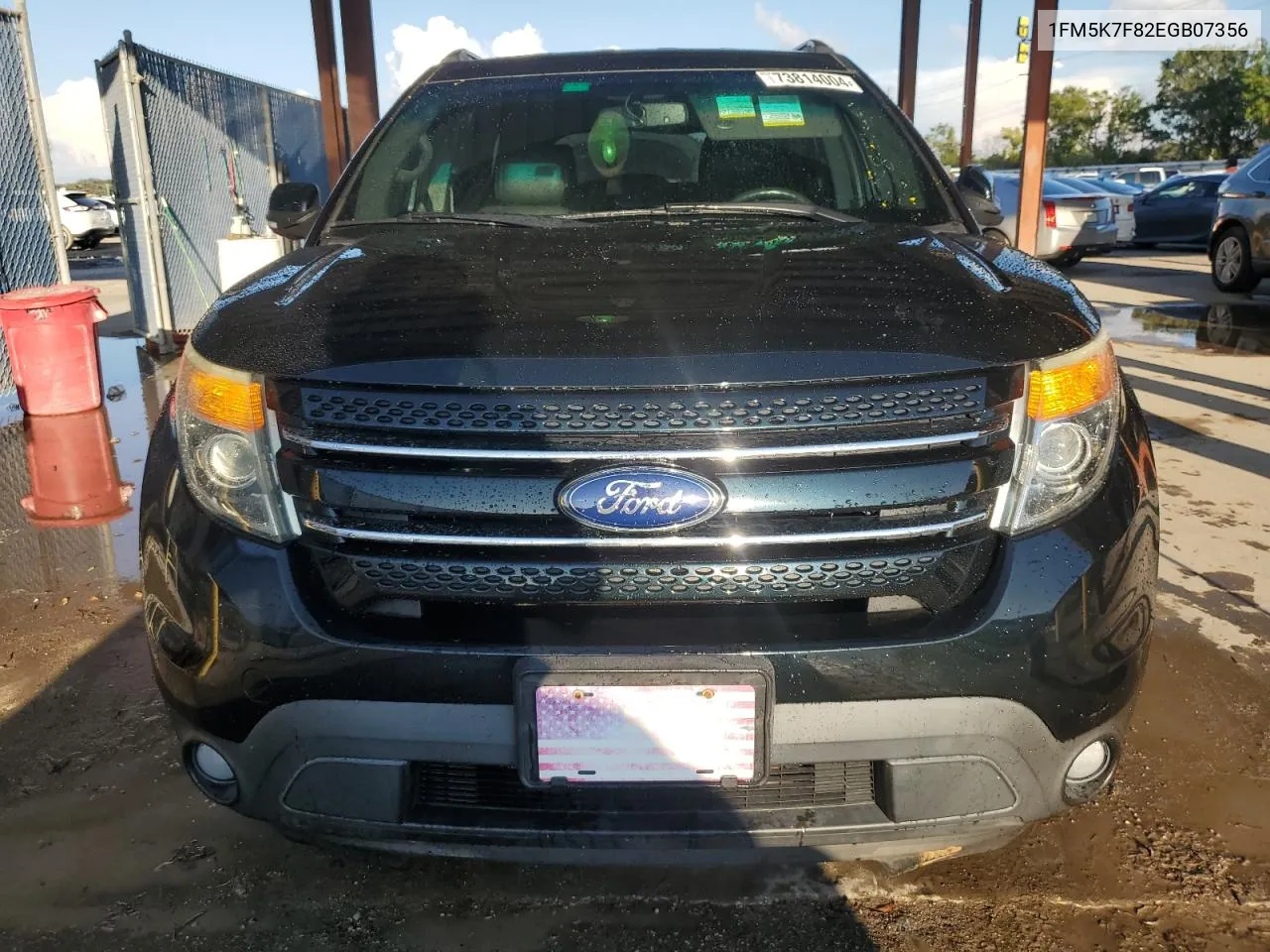 2014 Ford Explorer Limited VIN: 1FM5K7F82EGB07356 Lot: 73814004