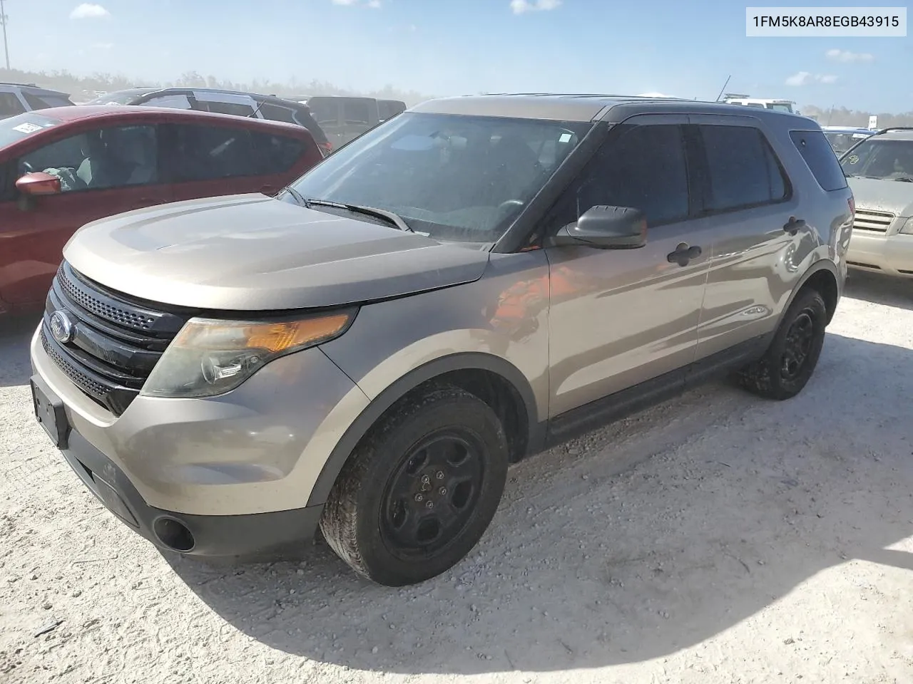 2014 Ford Explorer Police Interceptor VIN: 1FM5K8AR8EGB43915 Lot: 73927404