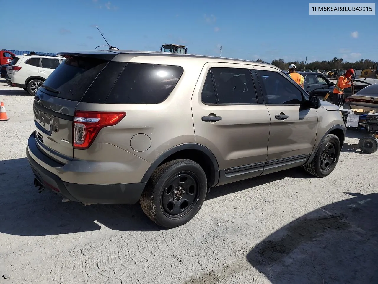 2014 Ford Explorer Police Interceptor VIN: 1FM5K8AR8EGB43915 Lot: 73927404