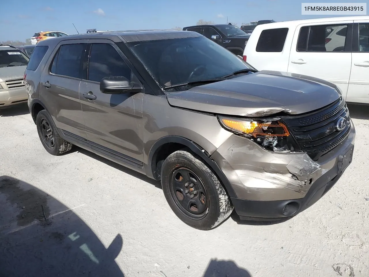 2014 Ford Explorer Police Interceptor VIN: 1FM5K8AR8EGB43915 Lot: 73927404