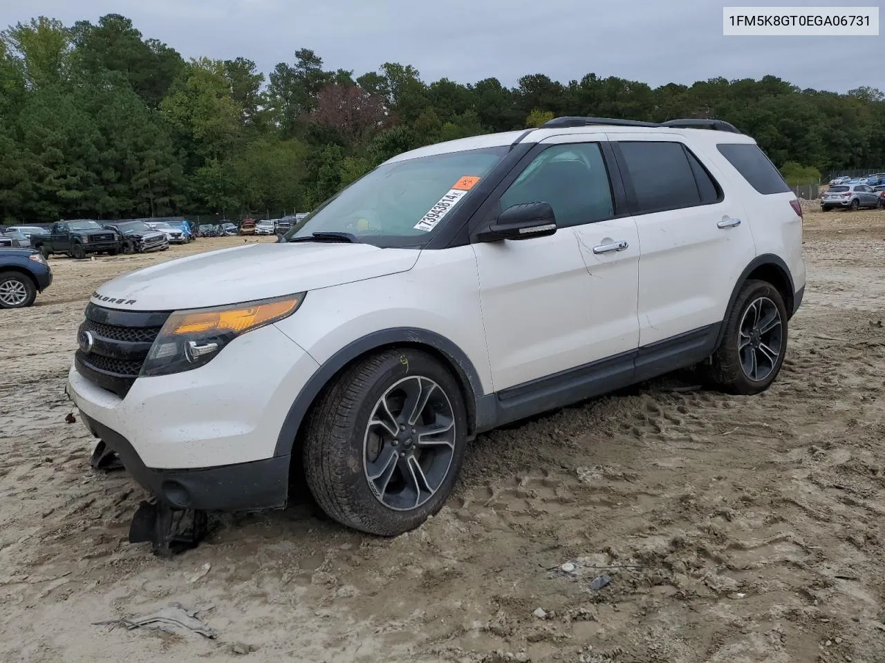 2014 Ford Explorer Sport VIN: 1FM5K8GT0EGA06731 Lot: 73943814