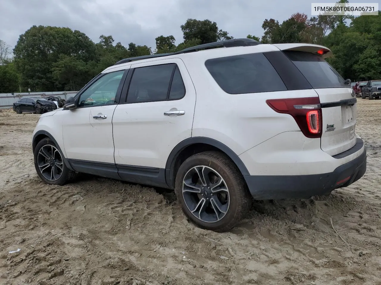 2014 Ford Explorer Sport VIN: 1FM5K8GT0EGA06731 Lot: 73943814