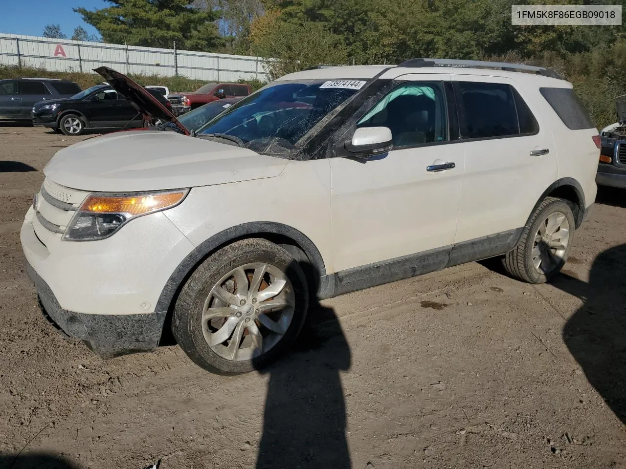 2014 Ford Explorer Limited VIN: 1FM5K8F86EGB09018 Lot: 73974144