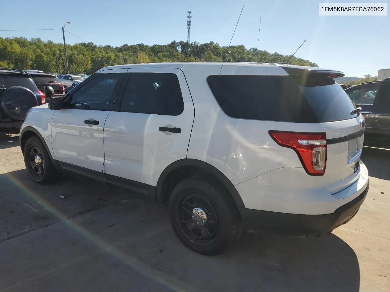 2014 Ford Explorer Police Interceptor VIN: 1FM5K8AR7EGA76062 Lot: 74088124