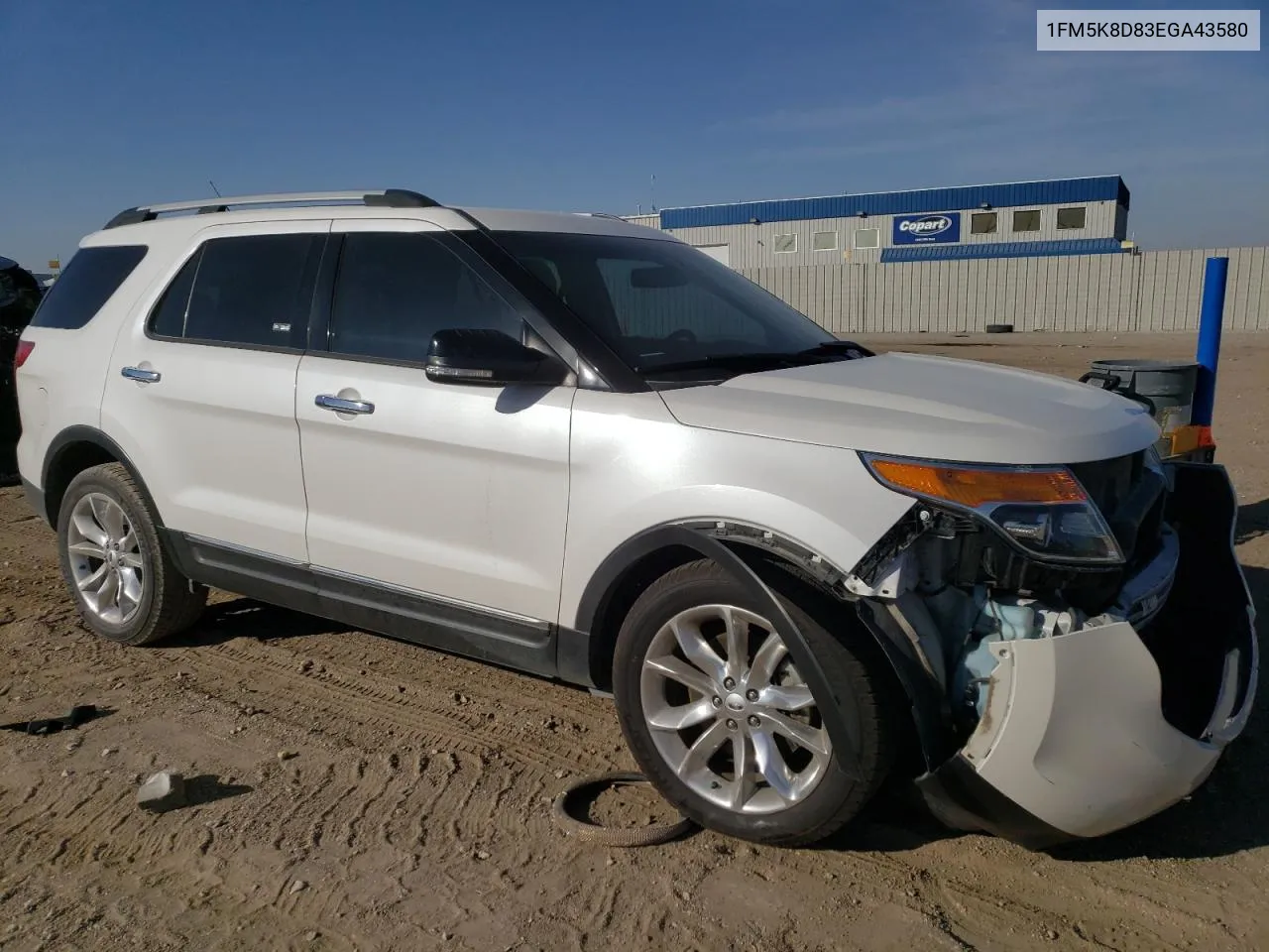 2014 Ford Explorer Xlt VIN: 1FM5K8D83EGA43580 Lot: 74136384