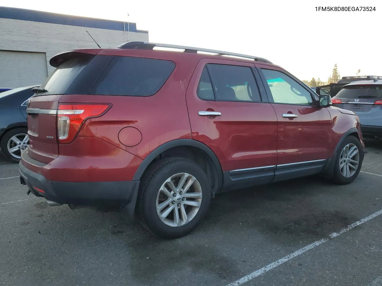 2014 Ford Explorer Xlt VIN: 1FM5K8D80EGA73524 Lot: 74146534