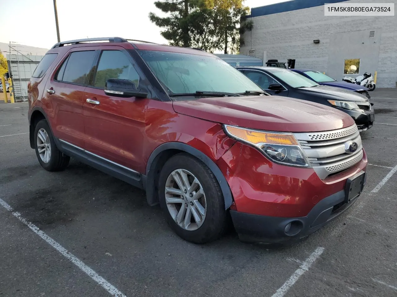 2014 Ford Explorer Xlt VIN: 1FM5K8D80EGA73524 Lot: 74146534