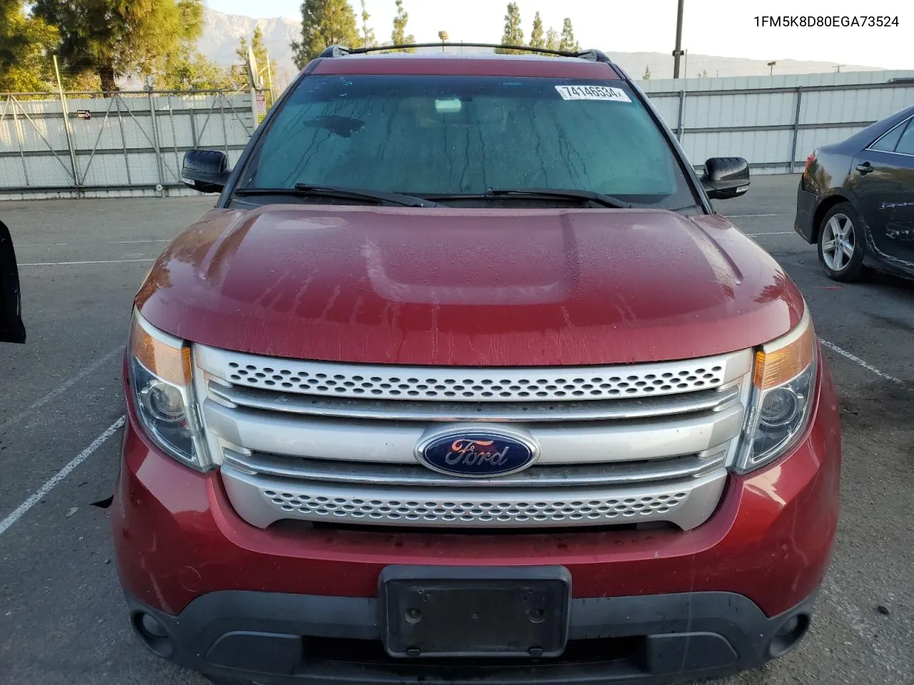 2014 Ford Explorer Xlt VIN: 1FM5K8D80EGA73524 Lot: 74146534